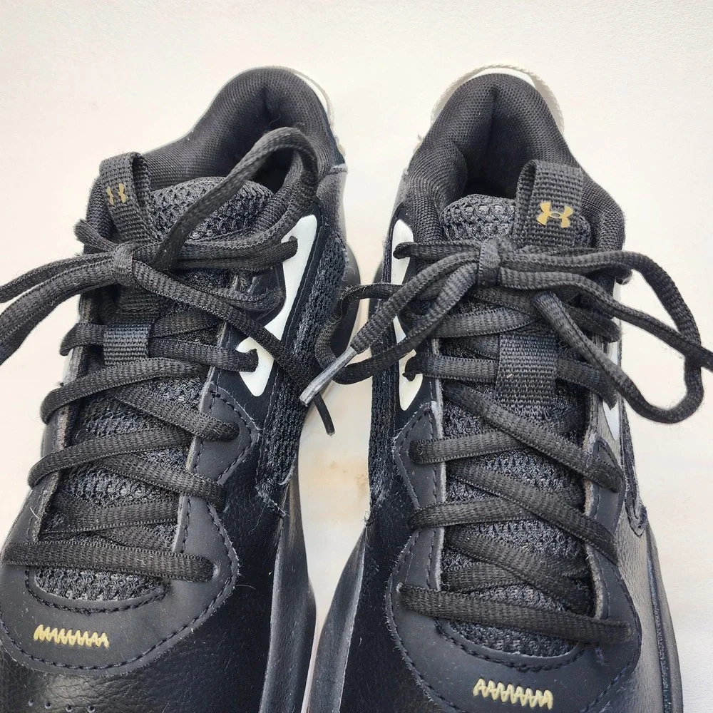 Boys Size 6Y Under Armour Lockdown 6 Basketball Shoes Black